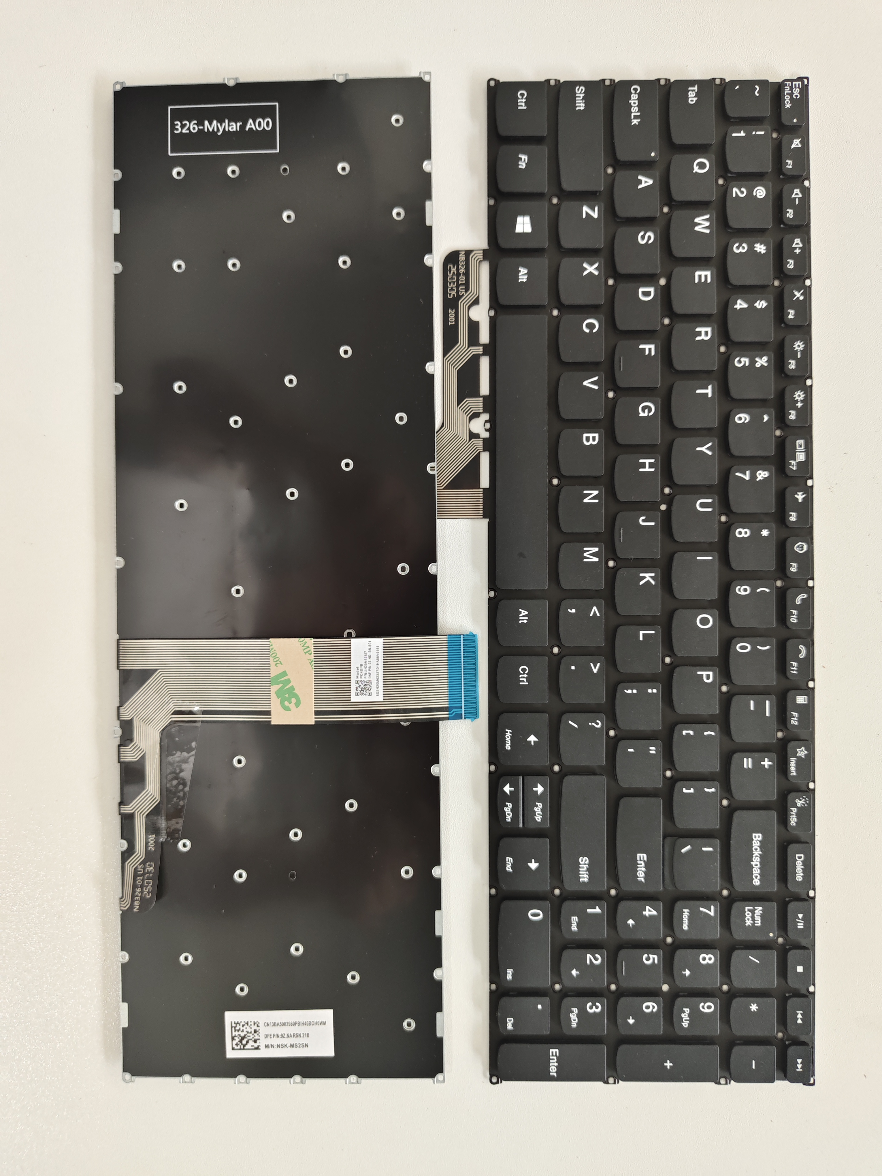 Picture of New Replacement Laptop Keyboard For LENOVO AIR 15 2021/S550-15/ideapad 5-15/15ACL/15ITL BLACK (OEM) US Layout